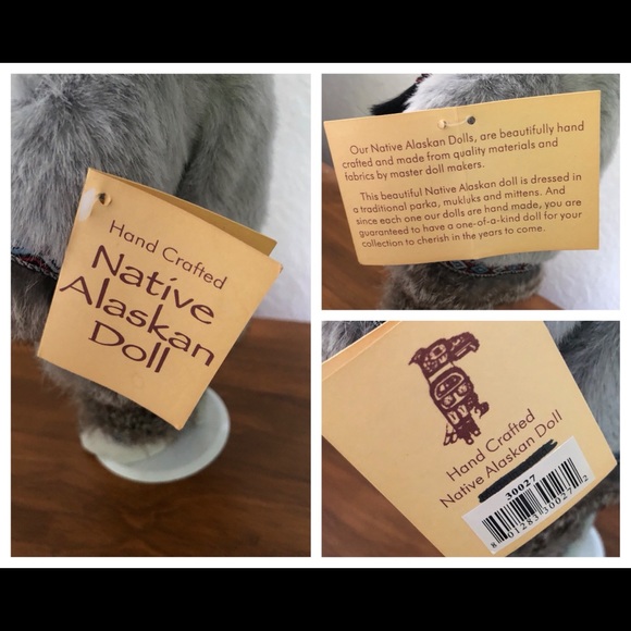 Hand Crafted Native Alaskan Doll - Picture 9 of 10
